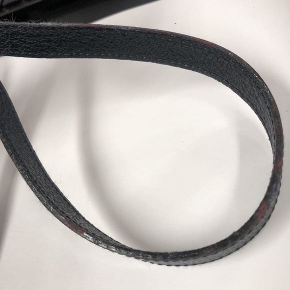 GUCCI 010 378 Shoulder Bag GG Supreme Sherry Leather Navy Old Gucci Women's M... - Picture 7 of 11